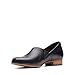 Clarks Women's Juliet Palm Loafer, Black Leather, 8.5