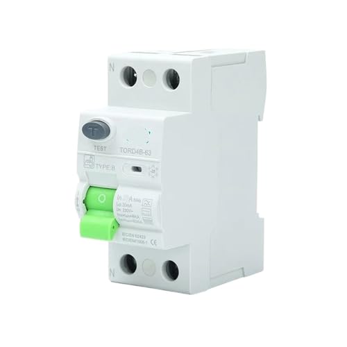 Disjoncteur de fuite à la terre type B 2P 25A pour rail DIN DC