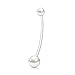 Pregnancy Belly Button Rings Long Bar Sport Maternity Plastic Bioplast Silicone Flexible Navel Belly Ring Piercing Retainer 38mm Beautiful design
