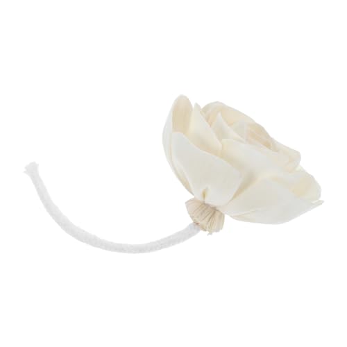UKCOCO Difusor De Aromaterapia Difusor De Aroma De Baño Difusores De Perfume De Flores Difusores para Baño Flor De Aromaterapia Reemplazable Flor Aromática Algodón Beige