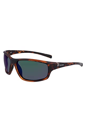Columbia SLICK CREEK Sunglasses – Matte Tortoise Frame, Polarized Green Mirror Lens - View #5