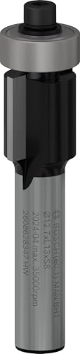 Bosch Accessories Professional Bündigfräser Standard for Wood (für Holz, Ø 12,7 mm, Arbeitslänge 13 mm, Zubehör Handfräse)