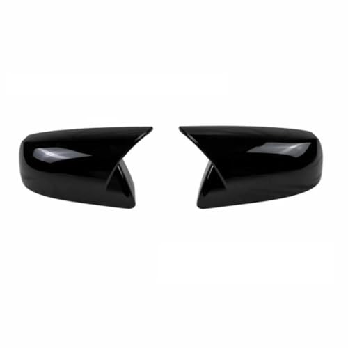 Couvercle de rétroviseur style corne de bœuf noir brillant pour Tundra 2007-2021