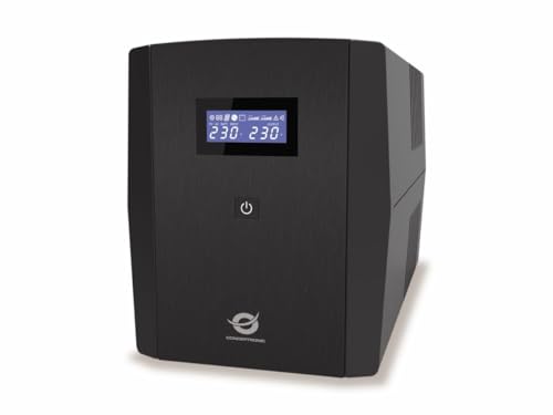 CONCEPTRONIC ZEUS08EM 1500VA 900W USV, IEC x 3, Schuko x 2, HID USB, AVR