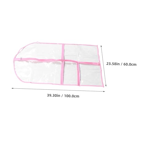 Didiseaon Portable Pvc Suit Bags Boys and Girls' Garment Bag Pockets for Dance School Travel Makeup Pouch2