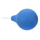 FRCOLOR Labor saugbirne aus langlebigem Elastomer Große Pipetten saugball mit präziser Volumenkontrolle Vielseitig einsetzbar für Labor medizinische Anwendungen Blau