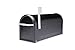 Architectural Mailboxes Chadwick Galvanized Steel Post Mount Mailbox, 8950B-10, Black, Medium Capacity