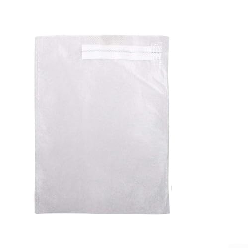 Upluxmira 50 bolsas de frutas reutilizables no tejidas, cubiertas de malla blanca, manzanas, melocotones, peras, naranjas, plagas de pájaros, heladas, árboles de jardín, 200 x 300 mm a 300 x 360 mm