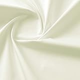 moonfarm 選べる18色 日本製 ブロード 生地 綿100％ 2ｍ×幅約112cm 無地 布 手芸 (アイボリー)