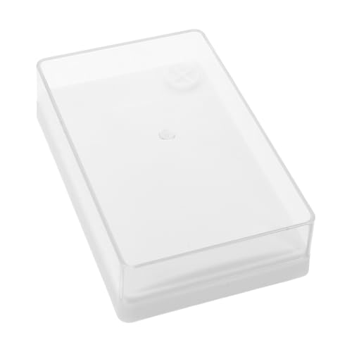 Anneome Soporte Magnético para Extensiones de Pestañas 10 X 6,6 Cm, Bandeja Organizadora Transparente de Plástico para Almacenamiento de Pestañas Postizas, Portátil para Uso Profesional