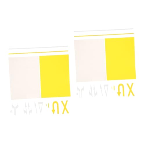 Abaodam 2sets Boys and Girls Traffic Knowledge Learning Removable Road Tape Stickers DIY Railway Tracks 2sheets*2