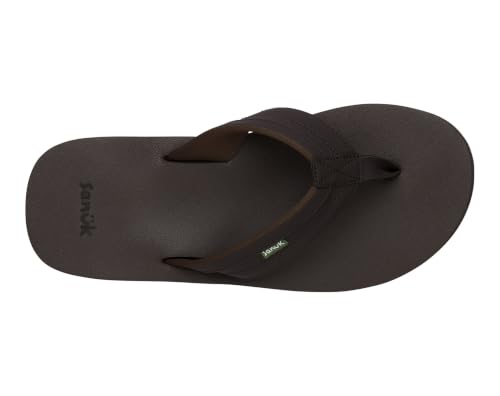 Image of Sanuk Mens Ziggy ST | Flip Flops for Men | Mens Sandals | Beach Sandals | Water Friendly & Lightweight | Comfort Footbed