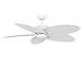 Produktbild LUCCI AIR Deckenventilator Fijian II Weiß 132 cm mit Wandschalter