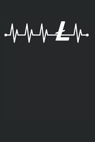 Herzschlag EKG Puls Litecoin LTC Crypto Crypto Cryptocurrency: DIN A5 Liniert 120 Seiten / 60 Blätter Notizbuch Notizheft Notiz-Block Lustige Litecoin, LTC, Crypto, Hodl & Blockchain Designs