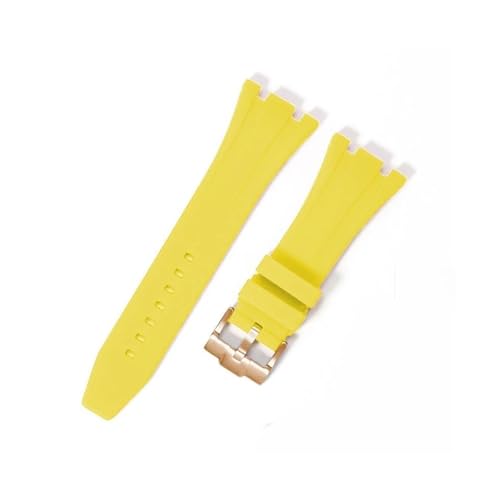 27mm 28mm 30mmラバーシリコーンウォッチストラップAPロイヤルオークオフショアシリーズバンドメンズブレスレットソフトリストバンドにフィット