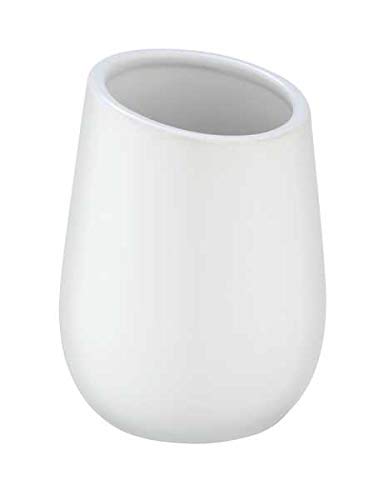 WENKO Zahnputzbecher Badi Weiß
