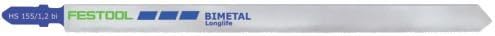 Miniatura 2 de Festool 490180 HS 1552 con hoja de sierra de corte de metal, 6 pulgadas, 21 TPI, paquete de 5