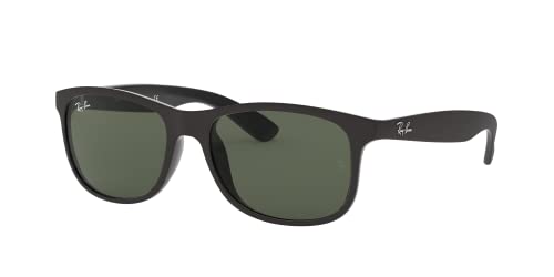 Ray-Ban RB4202 Andy Sunglasses Matte Black/Dark Green 55mm