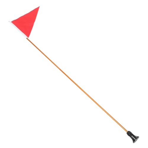 VANZACK Durable Aluminum Alloy Kayak Flag Bright Visible Warning Flag Pole Accessory Set for Boating Safety