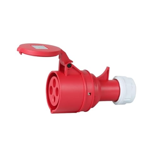 DAHSLNWKN Waterproof Aviation Plug Male and Female Docking Explosion-Proof Plug Four-core 32A Three-Phase Electrical Industrial Socket(Connector IP44)