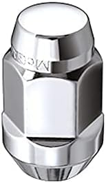MCGARD 64010 Chrome Bulge Cone Seat Style Lug Nuts (1/2" - 20 Thread Size) - Set of 4