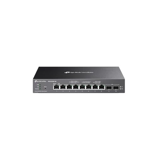 TP-Link SG2210XMP-M2 Omada 8-Port 2.5GBASE-T and 2-Port 10GE SFP+ Smart Switch with 8-Port PoE+