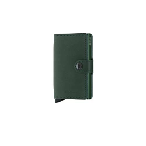 SECRID The MiniWallet is compact in size, but has a surprising capacity. The outer leather lining can hold bills, receipts and cards, while in the Cardprotector in all (Green)