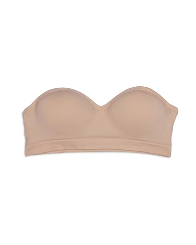 Maidenform Girls' Seamless Molded Cup Hybrid Strapless Bandeau Bra3