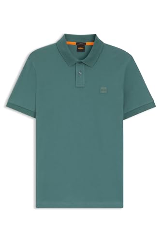 BOSS Mens Passenger Polo Shirt Open Green Medium