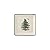 Spode Christmas Tree Tidbit Square Plates (Set of 4) - Festive 5-Inch Ceramic Plates for Canapés, Sweets, and Desserts - Dishwasher, Microwave, Freezer Safe - Excellent for Holiday Entertaining