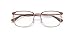 Ray-Ban RX6421 Square Prescription Eyeglass Frames, Beige On Copper/Demo Lens, 54 mm