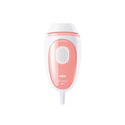 Épilateur lumière pulsée Braun Silk-expert Mini PL1000 blanc et rose