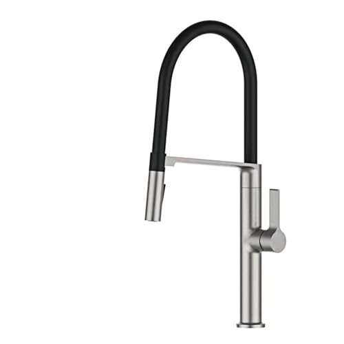 Grifo de cocina extraíble doble función de latón para acabar con las salpicaduras 2