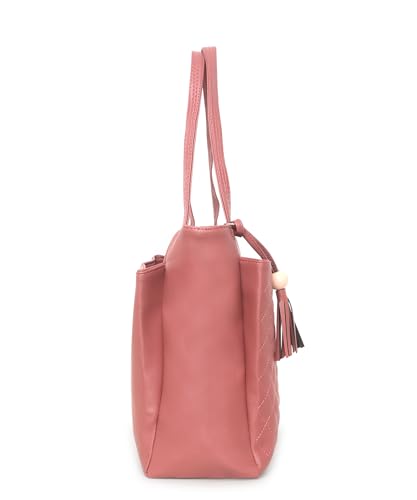 Image of Women Fashion Handbags Large Capacity Tote Purses Stylish Ladies Women and Girls Handbag For Office Bag Ladies Travel Shoulder Bag Set Of 1.