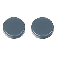 BODYA 2 x Entsafter-Becher, Frischhaltedeckel, Ersatzteil, Deckel mit Gummiringen, passend für Nutribullet, 600 W, 900 W, Grau