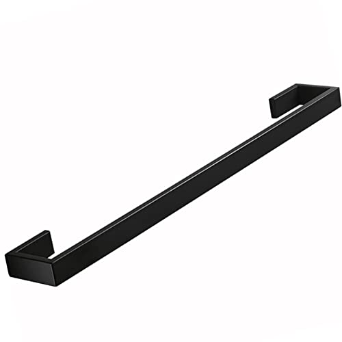 Barre de serviette inox design épuré et fixation à vis robuste pour salle de bain