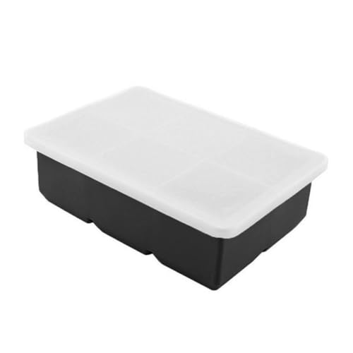 Bandeja de hielo reutilizable con tapa negra miniatura 1