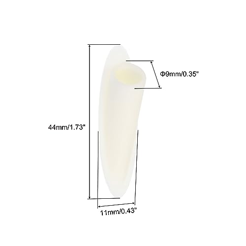 Image of MECCANIXITY 9mm Plastic Pocket Plugs, Wood Plugs Covers Slant Hole Caps for Pocket Hole Jig Working Tool Accessories, Beige Pack of 200