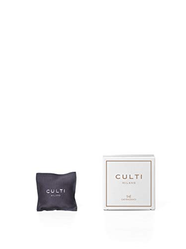 Nuova collezione 2020 Culti Profumo Auto in Cuscinetto profumato Dimensioni 7X7cm Milano  Fragranza The, al thé Sencha e legni - Durata 3 Mesi