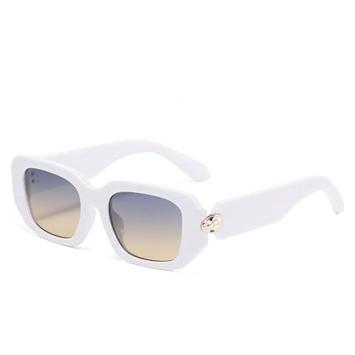 Frame Sunglasses Color Polygon Glasses Street Shot Sunscreen Sunglasses