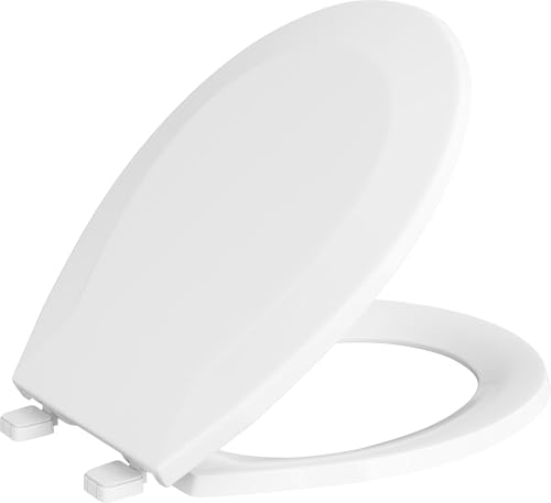 PROFLO PFTSE1000 Round Closed-Front Toilet Seat and Lid - White