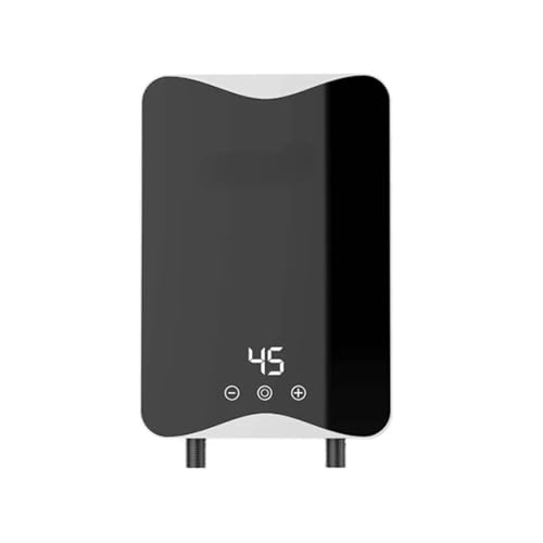 Calentador De Agua Caliente Eléctrico, Calentador De Agua Instantáneo Sin Tanque De 5500W, Ducha De Baño, Calentador De Agua Caliente Multiusos For El Hogar(Dark Grey)