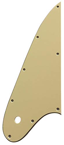 カスタムギターピックガード Fits Gibson Firebird Style Guitar Pickguard (3プライヴィンテージイエロー)