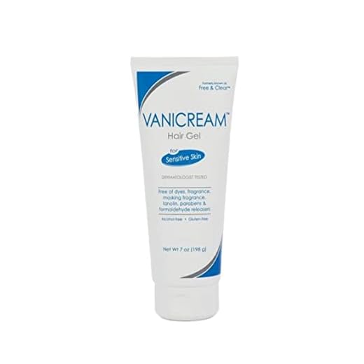 Free & Clear Hair Styling Gel | Fragrance and Gluten Free | For Sensitive Skin | 7 Ounce