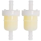 GMAPATS 2 Pcs Inline Fuel Filter, Replacement for Nissan Tohatsu Mercury Marine Outboards, Replaces