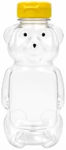 Natural Farms Pack of 3-16 oz Plastic Bear Honey Bottle Jars - Honey Squeeze Bottle Empty for Storing and Dispensing Honey image 6