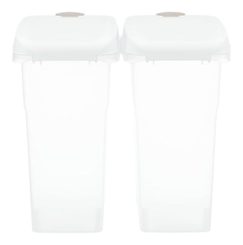 TRIXIE Tonne - transparent-weiß/weiß 15 l/22 × 41 × 33 cm