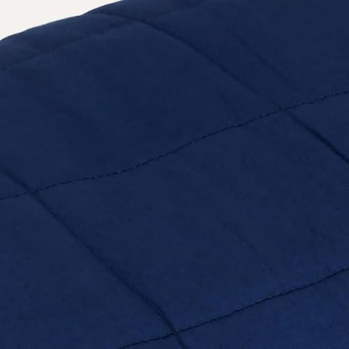 Couverture lestée 6 kg bleu pour des nuits sereines et relaxantes - 5