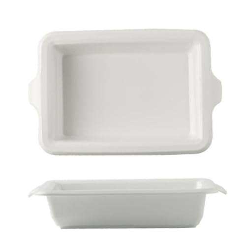 FSJMTQTS Plato para Hornear Cuenco de cerámica for Sopa Cuenco for Hornear for el hogar Plato de cerámica for Hornear para Lasaña, Pastel