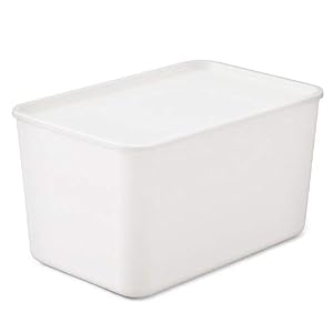 アイリスオーヤマ 収納ボックス ふた付き 幅45×奥行29×高さ25cm 収納ケース ふた付き積み重ねBOX ホワイト 収納 衣類 おもちゃ コスメ 調味料 FTB45D